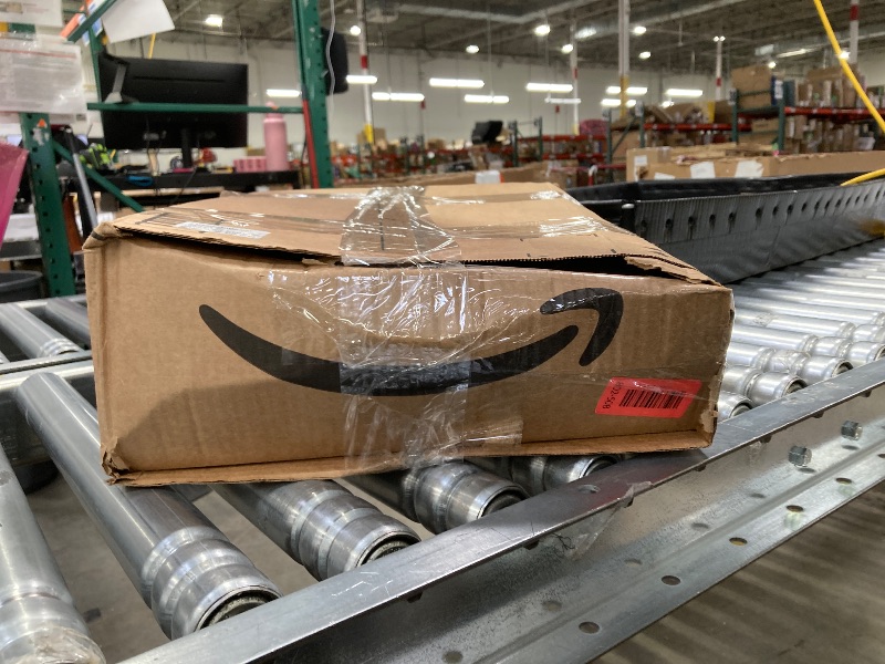 Photo 1 of ***SOME CREASING ON SIDE OF SKATES***LIKU Quad Roller Skates for Girl and Women with All Wheel Light Up,Indoor/Outdoor Lace-Up Fun Illuminating Roller Skate for Kid (Pink&Blue, 7-8)***SOME CREASING ON SIDE OF SKATES***