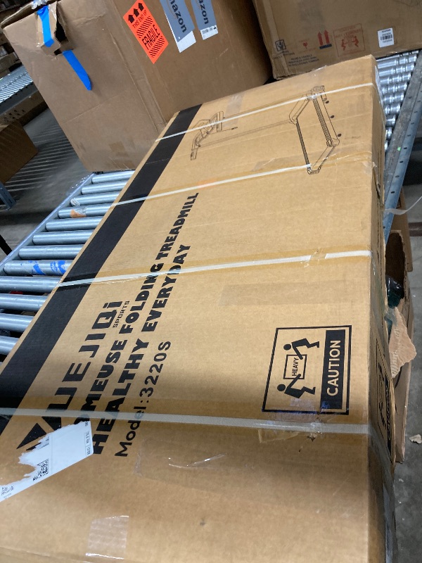 Photo 1 of Treadmill with Incline, Perfect as Treadmills for Home Walking and Running, Foldable Treadmill Support Bluetooth and Customized Programs, Easy Assembly Exercise Machine