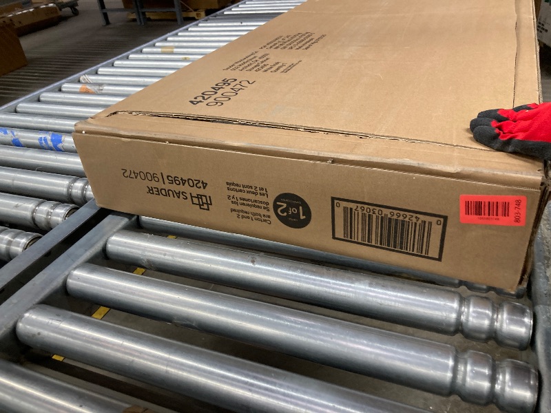 Photo 1 of Sauder Select Multipurpose Bedroom Armoire Wardrobe Closet Pantry Storage Cabinet with Storage Drawers and Hanging Rail, in Soft White finish