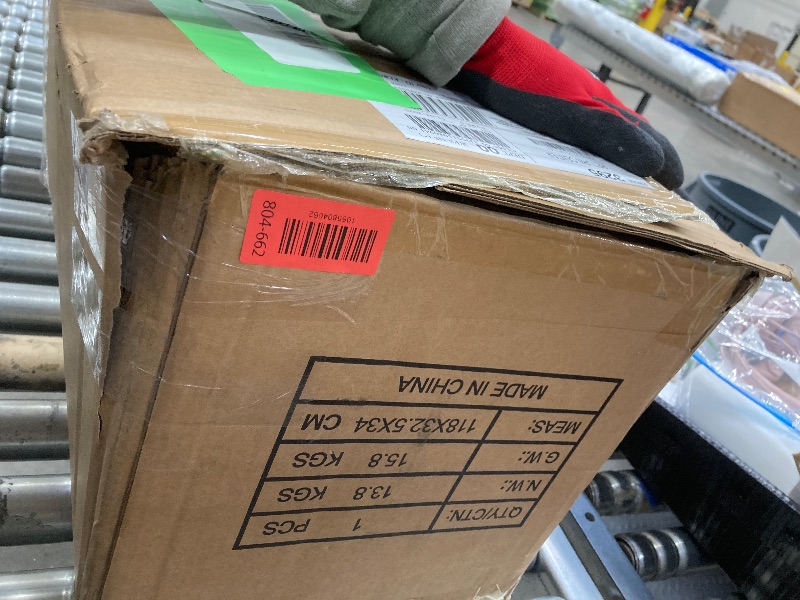 Photo 1 of ***LIGHTS DO NO WORK****Yexmas 9ft Pre-Lit Green Christmas Tree, 11 Modes Colored LED Lights, Artificial Xmas Tree with Large Storage Bag