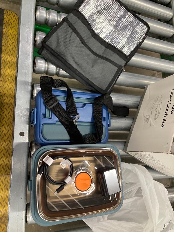 Photo 1 of ***FORK & SPOON ARE MISSING***VASG Cordless Electric Lunch Box for Adults, 16000mAh Rechargeable Auto Heated Lunch Box, 1L Portable Self-Heating Food Warmer for Office, Picnic, Car & Outdoor Use***FORK & SPOON ARE MISSING***