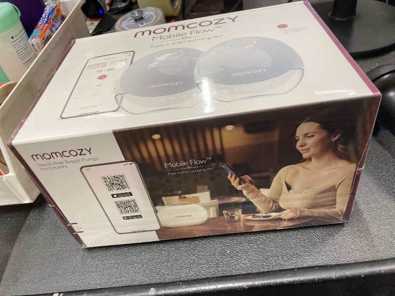 Photo 1 of *FACTORY SEALED* Momcozy M9 Breast Pump Hands Free Mobile Flow, App Discreet Wearable Breast Pump M9, Control Personalized 2 Pack, Cozy Red