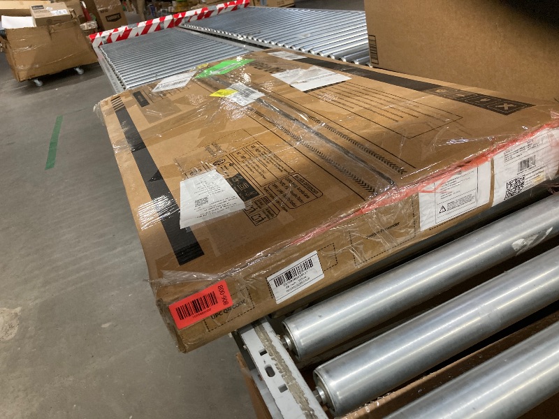 Photo 1 of *Small chips in corners* 48 inch Computer Desk with 4 Fabric Drawers — Home Office Desks with Storage, Writing Desk with Side Hook, Desk Study/Work Table for Bedroom and Small Space, White
