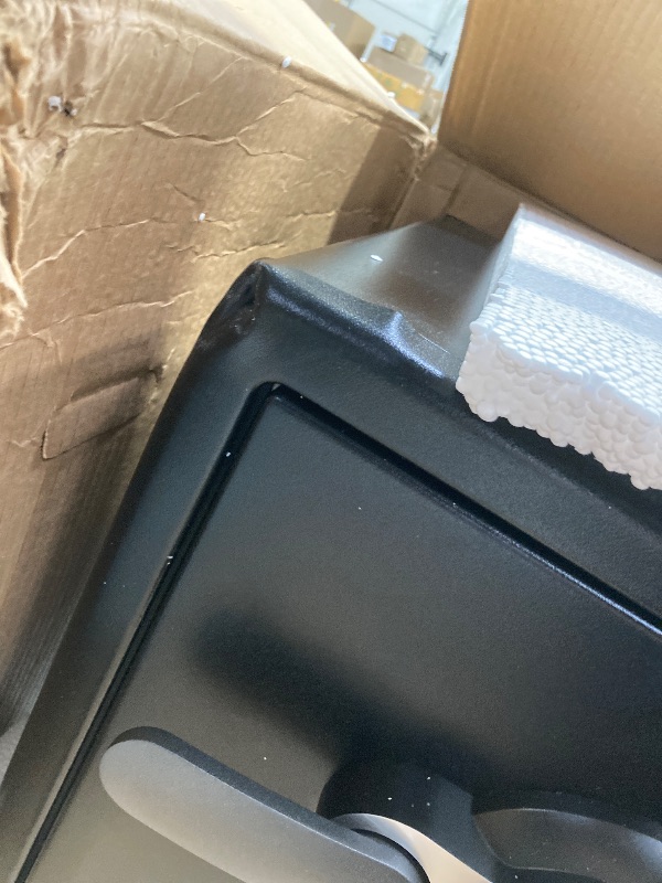 Photo 1 of *Dented*Locked/No Keys?* SentrySafe Fireproof and Waterproof Home Safe with Biometric Fingerprint Lock, Keypad, and Key Lock for Securing Money, Jewelry, Documents, 1.23 Cubic Feet, SFW123BTC