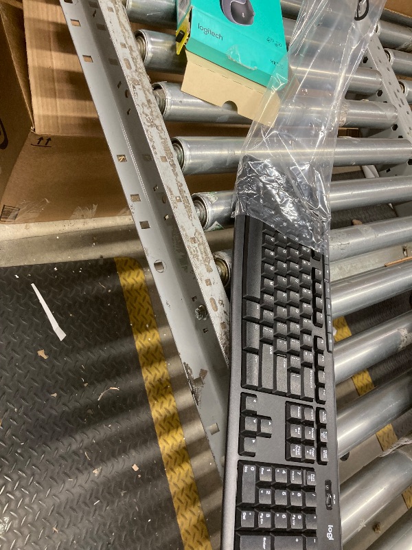 Photo 1 of *Issue with Mouse?* Logitech MK270 Wireless Keyboard and Mouse Combo for Windows, 2.4 GHz, 8 Multimedia Keys, PC, Laptop, Wireless Keyboard Compact Mouse Combo - Black