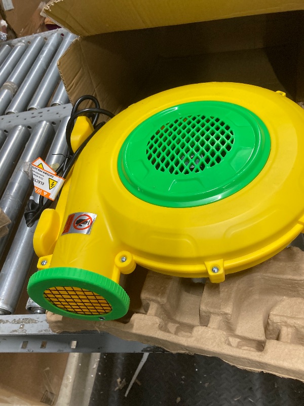 Photo 1 of *Blower Doesn't work* BESTPARTY Inflatable Obstacle Course Bounce House Castle with Large Slides Bounce Area and Obstacles Inflatable Bouncer House Jumper with Blower