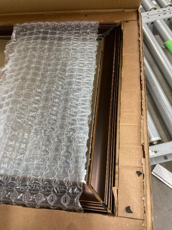 Photo 1 of *Damage to Frame* Bronze Wall Mirror 27x33 