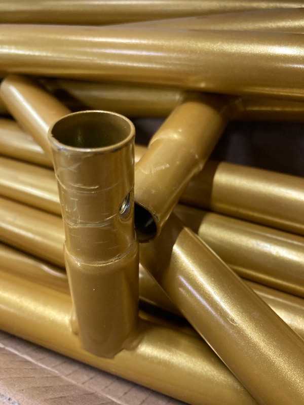 Photo 1 of ***THIS IS THE STAND ONLY, NOT THE SIGN***Welcome Sign Stand, Personalized Wedding Welcome Sign Holder Stand with Leather Sign Hanging Straps, Metal Welcome to Our Wedding Sign Holder, Gold Easel Stand for Baby Shower Graduation Bridal Shower***THIS IS TH