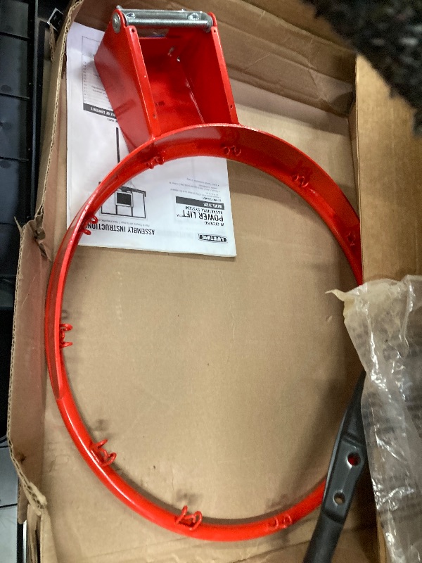 Photo 1 of ***MISSING PARTS***Lifetime Adjustable in Ground 54' Basketball Hoop - White/Black