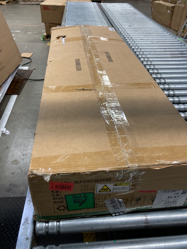 Photo 3 of Siljoy Large Rectangular Crystal Chandelier, Modern Oval Brushed Nickel 2-Tiers K9 Crystal Raindrop Chandelier Ceiling Light for Dining Room, Living Room Kitchen Island Bar, E12 x 20, L52''