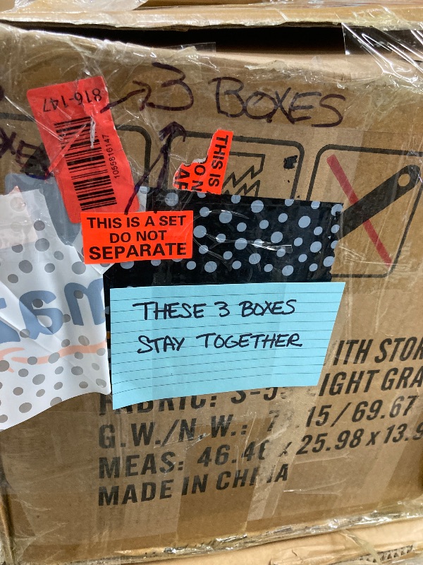 Photo 1 of **CONTAINS ALL 3 BOXES****L-Shaped Sectional Couch with Storage, Sofa with Reversible Chaise Removable Cushion Covers, for Small Space, Apartment, Living Room, Light Gray