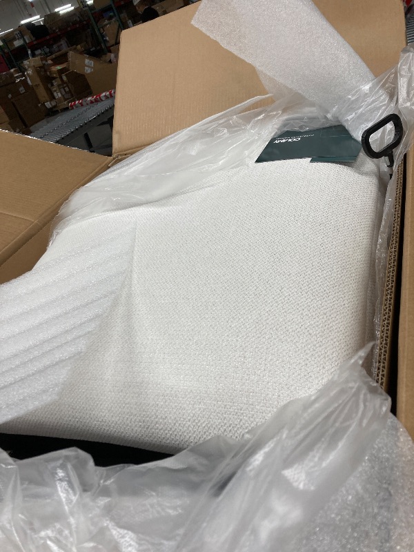 View 2 of ***THIS IS ONLY THE BOTTOM HALF OF THE CHAIR***MALOL Modern Swivel Rocker Recliner – Glider Reclining Chair with Footrest, Wide Seat Cushion & Comfortable Support for Living Room, Nursery, Bedroom, White***THIS IS ONLY THE BOTTOM HALF OF THE CHAIR***