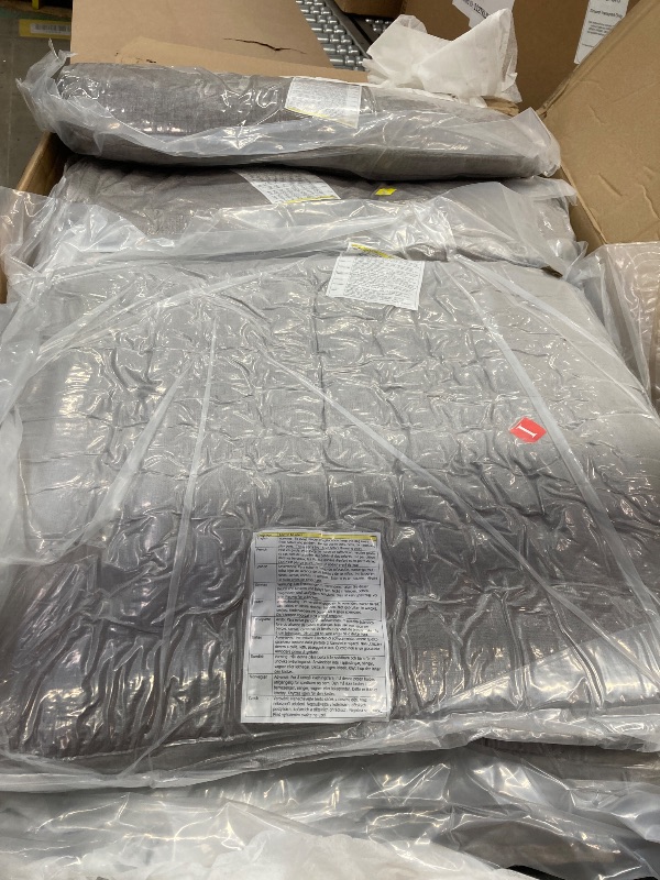 Photo 1 of ***BOX 2 OF 2 ONLY/INCOMPLETE SET***Homall Convertible Sectional Sofa Couch, Modern Linen Fabric L-Shaped Couch 3-Seat Sofa Sectional with Reversible Chaise for Small Living Room, Apartment and Small Space, Light Gray