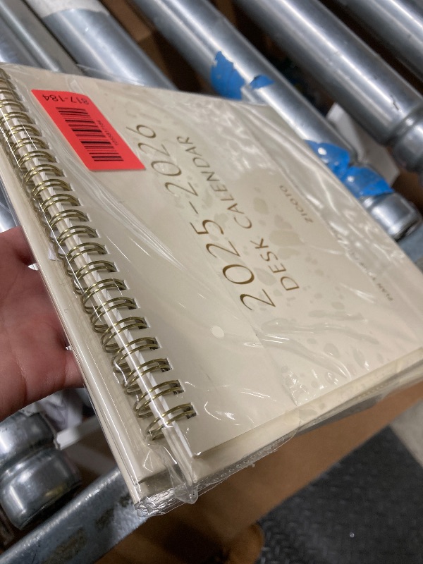 Photo 1 of Aesthetic Desk Calendar 2025-2026 - Runs from January 2025 until June 2026 - Beautiful Small Flip Desktop Calendar for Easy Organizing 3 pack