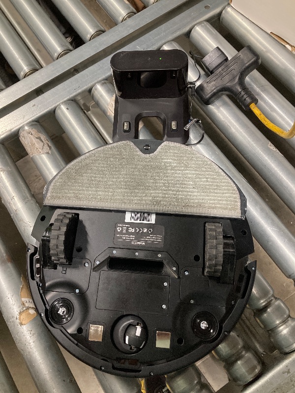 Photo 1 of **MISSING PARTS***Robot Vacuum and Mop Combo, Robotic Vacuum Cleaner 2 in 1 Vacuuming Mopping with Schedule, Wi-Fi/App/Remote, Max Suction 2000Pa, Self-Charging, Slim, Ideal for Hard Floor, Pet Hair, Low-Pile Carpet