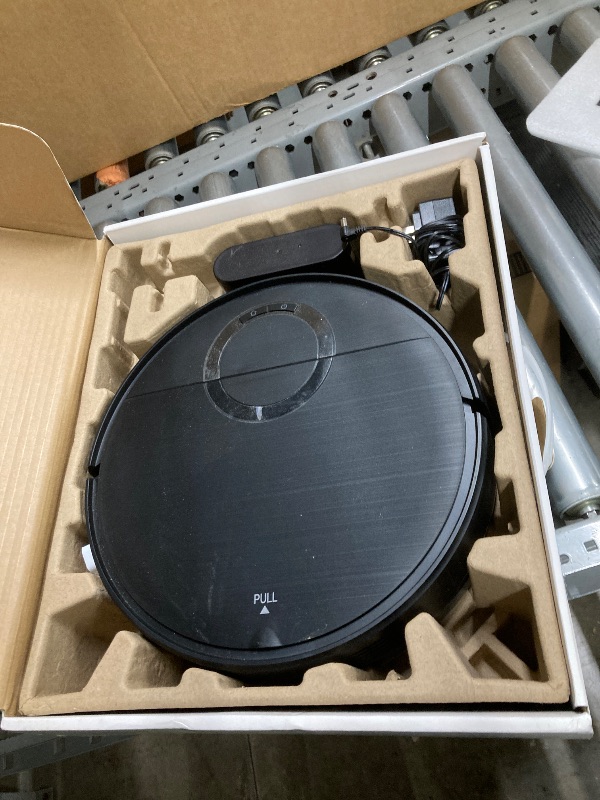 Photo 1 of **MISSING PARTS***Robot Vacuum and Mop Combo, Robotic Vacuum Cleaner 2 in 1 Vacuuming Mopping with Schedule, Wi-Fi/App/Remote, Max Suction 2000Pa, Self-Charging, Slim, Ideal for Hard Floor, Pet Hair, Low-Pile Carpet