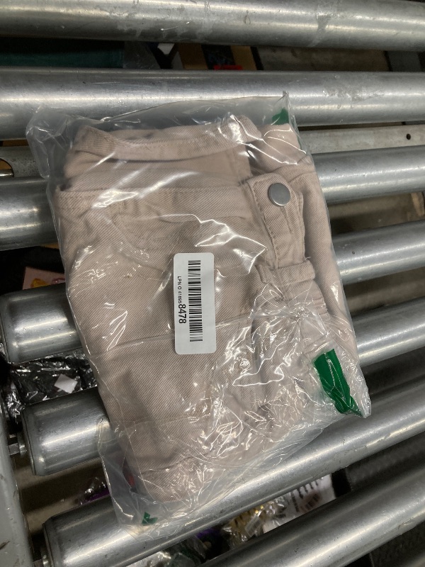 Photo 1 of ***SOME STAINS ON KNEES AS PICTURED***WDIRARA Girl's Butterfly Print Elastic Waist Wide Leg Ripped Jeans Denim Pants Khaki Solid 9Y***SOME STAINS ON KNEES AS PICTURED***