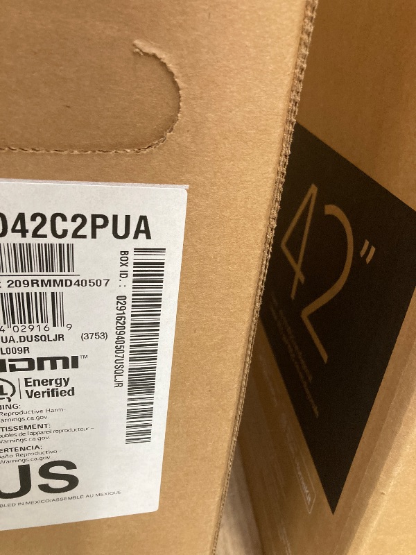 Photo 1 of ***Factory seal***
LG C2 Series 42-Inch Class OLED evo Smart TV OLED42C2PUA, 2022 - AI-Powered 4K TV, Alexa Built-in