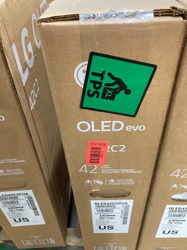 Photo 1 of ***Factory seal***
LG C2 Series 42-Inch Class OLED evo Smart TV OLED42C2PUA, 2022 - AI-Powered 4K TV, Alexa Built-in