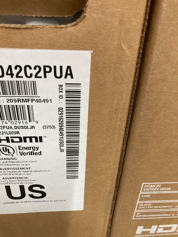 Photo 1 of ***Factory seal***
LG C2 Series 42-Inch Class OLED evo Smart TV OLED42C2PUA, 2022 - AI-Powered 4K TV, Alexa Built-in