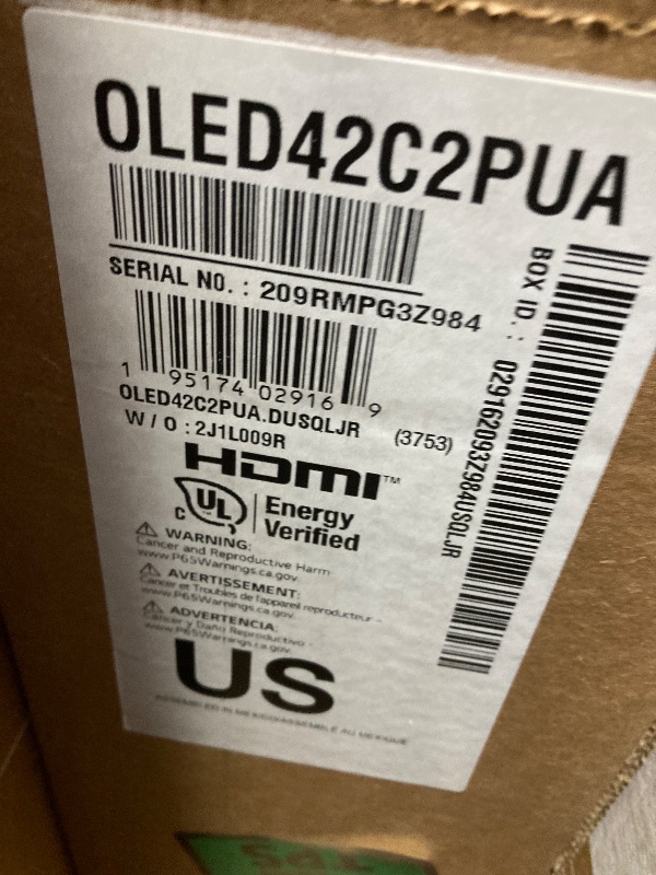 Photo 1 of ***Factory seal***
LG C2 Series 42-Inch Class OLED evo Smart TV OLED42C2PUA, 2022 - AI-Powered 4K TV, Alexa Built-in