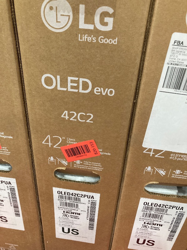 Photo 1 of ***Factory seal***
LG C2 Series 42-Inch Class OLED evo Smart TV OLED42C2PUA, 2022 - AI-Powered 4K TV, Alexa Built-in
