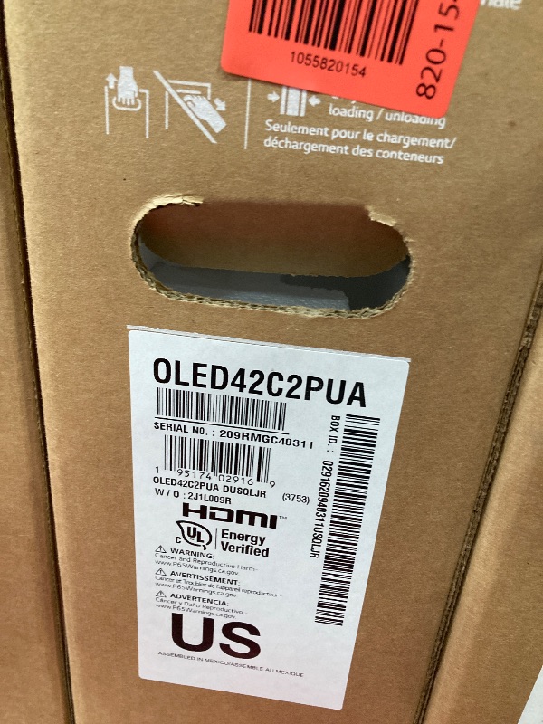 Photo 1 of ***Factory seal***
LG C2 Series 42-Inch Class OLED evo Smart TV OLED42C2PUA, 2022 - AI-Powered 4K TV, Alexa Built-in
