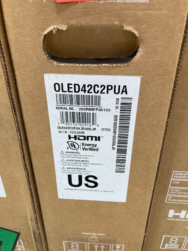 Photo 1 of ***Factory seal***
LG C2 Series 42-Inch Class OLED evo Smart TV OLED42C2PUA, 2022 - AI-Powered 4K TV, Alexa Built-in