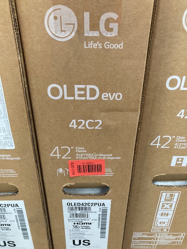 Photo 1 of ***Factory seal***
LG C2 Series 42-Inch Class OLED evo Smart TV OLED42C2PUA, 2022 - AI-Powered 4K TV, Alexa Built-in