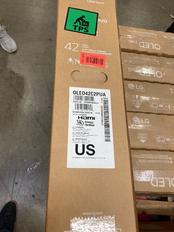 Photo 1 of ***Factory seal***

LG C2 Series 42-Inch Class OLED evo Smart TV OLED42C2PUA, 2022 - AI-Powered 4K TV, Alexa Built-in