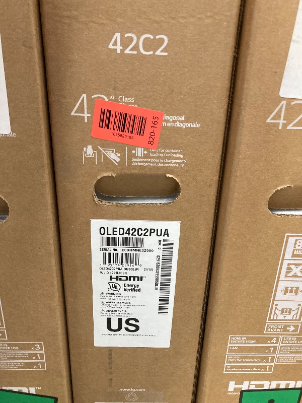 Photo 1 of ***Factory seal***
***Box damage***

LG C2 Series 42-Inch Class OLED evo Smart TV OLED42C2PUA, 2022 - AI-Powered 4K TV, Alexa Built-in