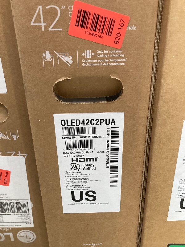 Photo 1 of ***Factory seal***

LG C2 Series 42-Inch Class OLED evo Smart TV OLED42C2PUA, 2022 - AI-Powered 4K TV, Alexa Built-in