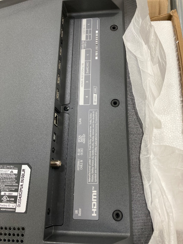 Photo 1 of ***Factory seal***

LG C2 Series 42-Inch Class OLED evo Smart TV OLED42C2PUA, 2022 - AI-Powered 4K TV, Alexa Built-in