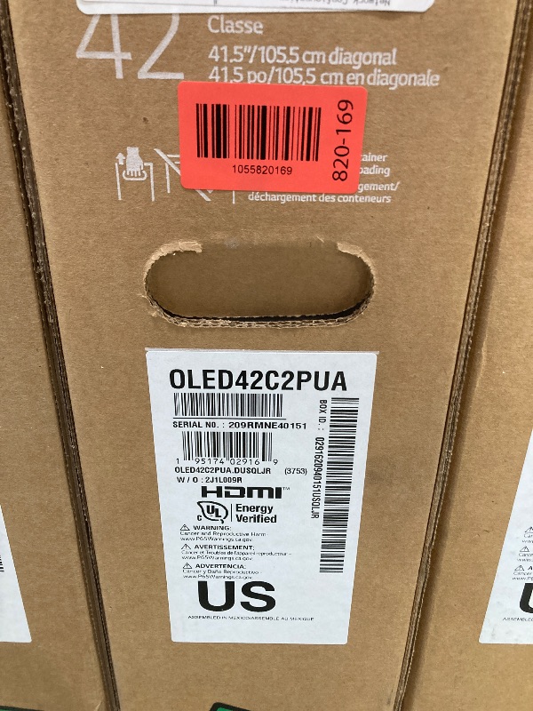 Photo 1 of ***Factory seal***

LG C2 Series 42-Inch Class OLED evo Smart TV OLED42C2PUA, 2022 - AI-Powered 4K TV, Alexa Built-in