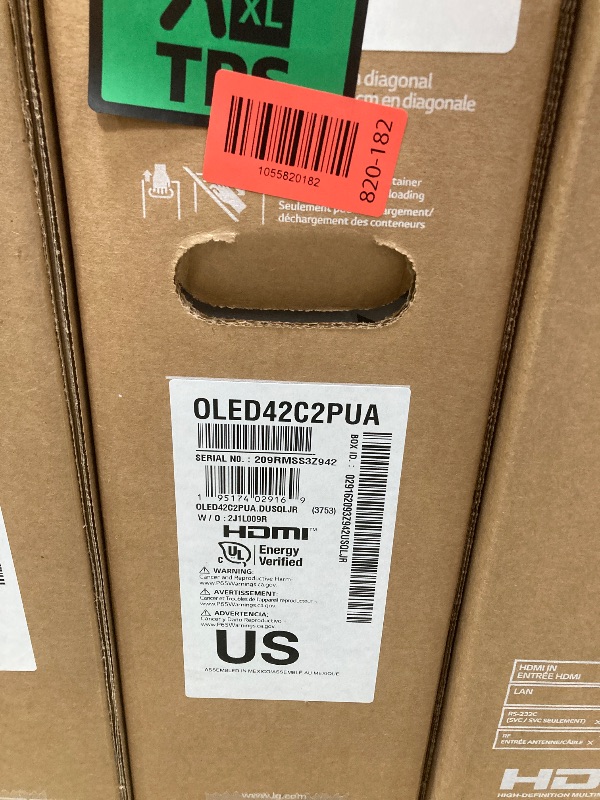 Photo 1 of ***Factory seal***

LG C2 Series 42-Inch Class OLED evo Smart TV OLED42C2PUA, 2022 - AI-Powered 4K TV, Alexa Built-in