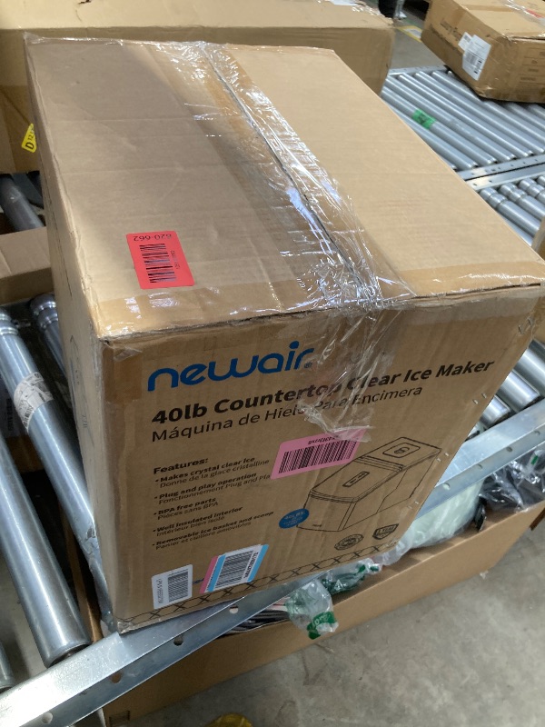 Photo 1 of ***Factory seal only open for photo***

Newair Silver Countertop Ice Maker Machine, Compact Automatic Ice Maker, Cubes Ready in Under 15 Minutes, Portable Ice Cube Maker, Perfect for Home/Kitchen/Office/Bar