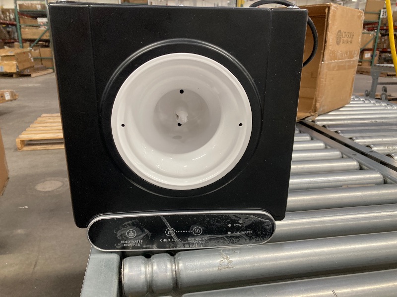 Photo 5 of Electactic Water Dispenser with Ice Maker Function, Top Loading Hot and Cold Water Cooler for 5 Gallon Bottle - Includes Child Safety Lock - Water Machine for Home, Office, Garage - Black