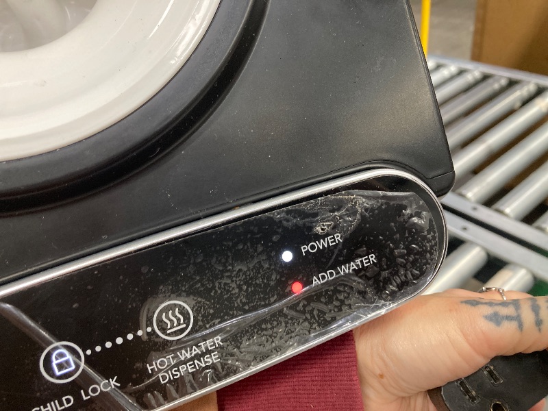 Photo 6 of Electactic Water Dispenser with Ice Maker Function, Top Loading Hot and Cold Water Cooler for 5 Gallon Bottle - Includes Child Safety Lock - Water Machine for Home, Office, Garage - Black