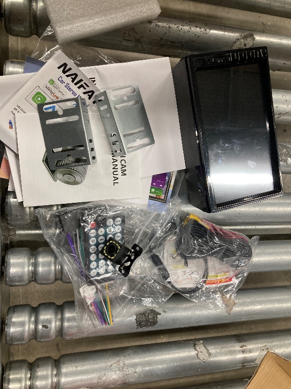 Photo 1 of **NOT IN ORIGINAL PACKAGE**Naifay Double Din Car Stereo Compatible with Apple Carplay and Android Auto, 7 inch HD Touchscreen Car Radio Car Audio Receivers, Bluetooth, Backup Camera, Mirror Link, USB/AUX/TF/Subwoofer, FM Radio