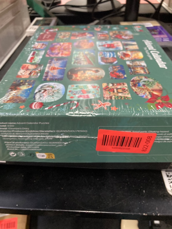 Photo 1 of ***Factory seal***

Christmas Advent Calendar Puzzles, Eleanore's Diary 2024 Christmas Countdown Calendar Jigsaw Puzzle, 720 Pieces Christmas Puzzle Countdown Calendar 24 Days, Family Game Gifts for Kids Teens Adults