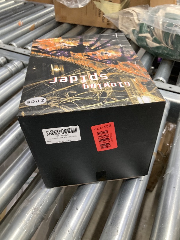 Photo 1 of ***Factory seal***

Pikile Halloween Decorations Light Up Spiders,59.05‘’ Giant Spider Halloween Decorations,Halloween Giant Light Up Spider with Red Eyes for Haunted House/Yard/Costumes Party Decorations (BK 2PCS)