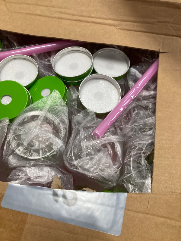 View 2 of Pcs Christmas Witch Party Favors Bulk Plastic Cups 13.5 oz Pink and Green Reusable Drinking Tumblers with Lids Straws Witch Princess Cup for Wizard Friendship Christmas Party Gift Stocking Stuffers