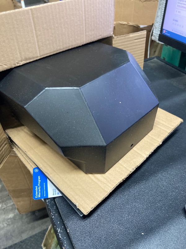 Photo 1 of [Upgrade Airflow] Hon&Guan Removable Roof Vent Cover, 6 Inch Roof Vents for Houses, 6'' Exhaust Vent Wall Vent for Ventilation System-with Damper and Two New Small Vents,Galvanized Steel