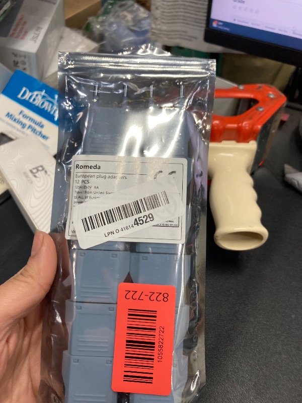 Photo 1 of 12 Pack White US to Europe Travel Adapter - Type C Plug Adapter for European Outlets