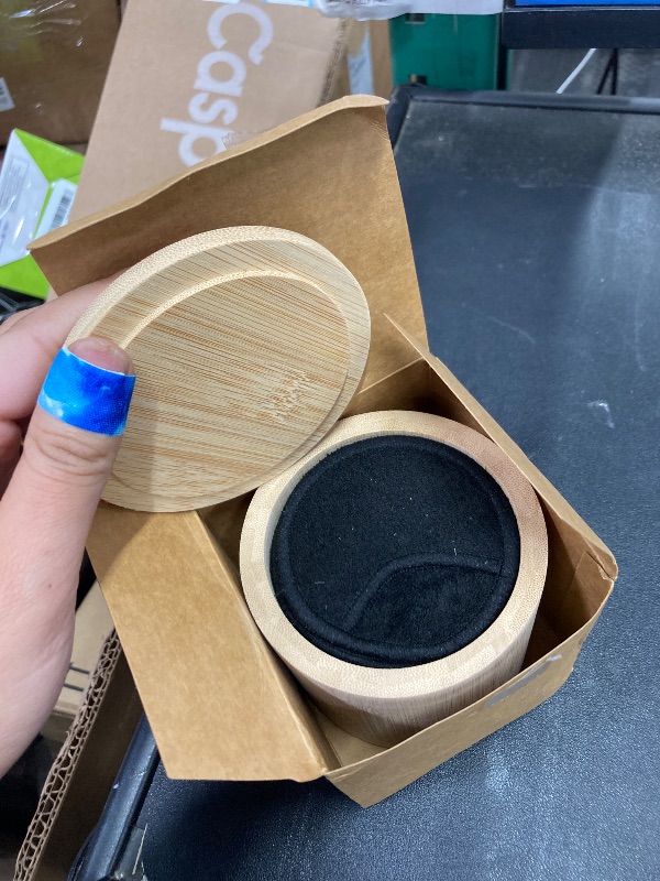 Photo 1 of 18 Pack Reusable Cotton Rounds for Makeup Removal with Bamboo Holder and Mesh Storage Bag (Black)