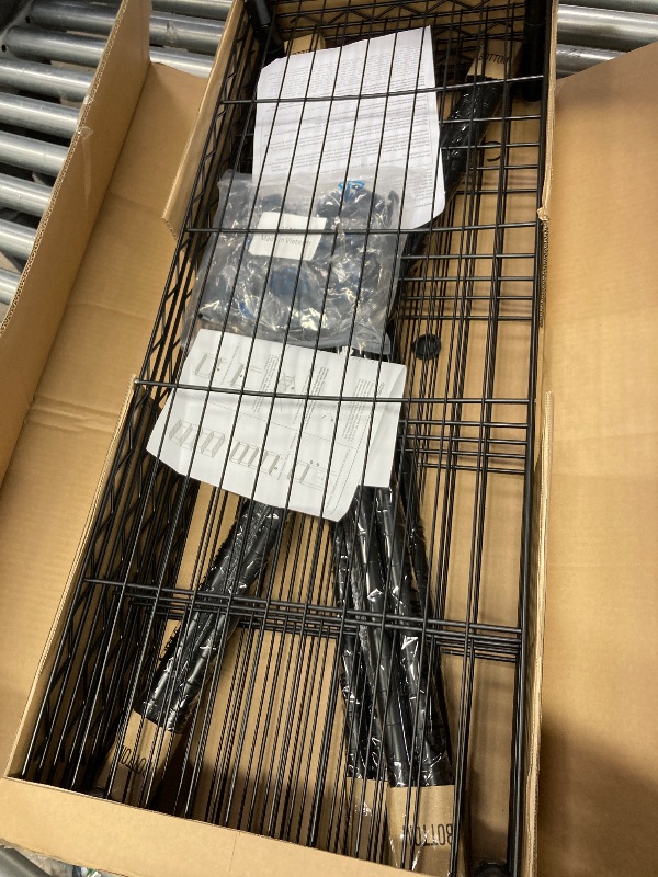 Photo 1 of 14" D×36" W×72" H Wire Shelving Unit Commercial Metal Shelf with 5 Tier Adjustable Layer Rack Strong Steel for Restaurant Garage Pantry Kitchen Garage?Black