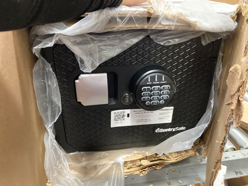 Photo 1 of SentrySafe Fireproof and Waterproof Large Safe with Backlit Digital Keypad and Override Key for Passports, Money, Jewelry, 0.81 Cubic Feet, FPW082HTC