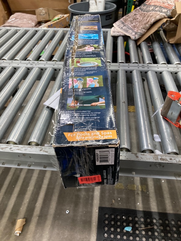 Photo 1 of **used missing parts** Intex Handheld Pool Vacuum Cleaner Rechargeable 94 Inch Telescoping Shaft and 2 Interchangeable Brush Heads for Above Ground Swimming Pool and Spa