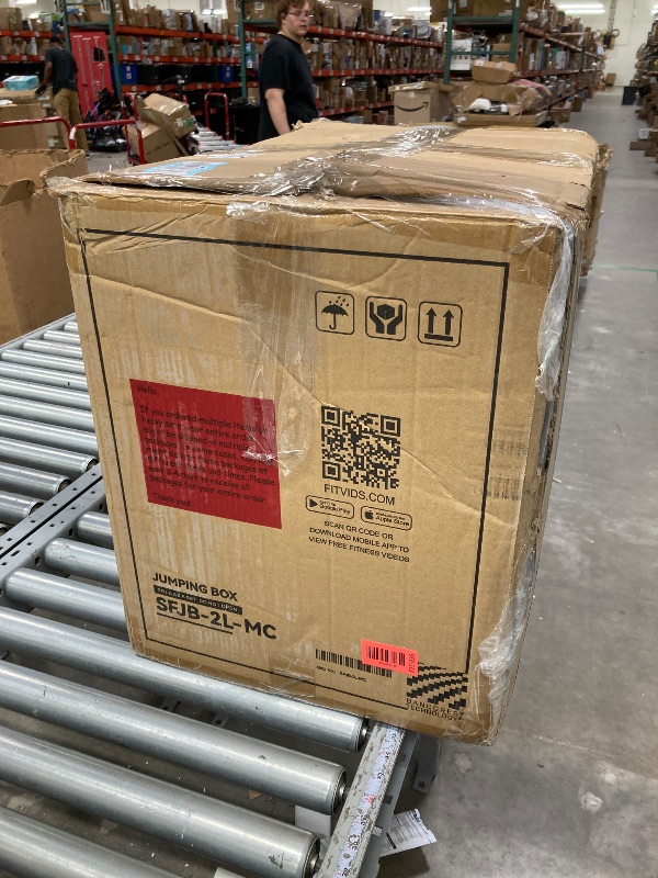 Photo 1 of **USED****Fitvids Plyo Box, 3-in-1 Foam Plyometric Jump Box, 16”x20”x24” Box Jump for for Home Gym Training Fitness Workout Exercise