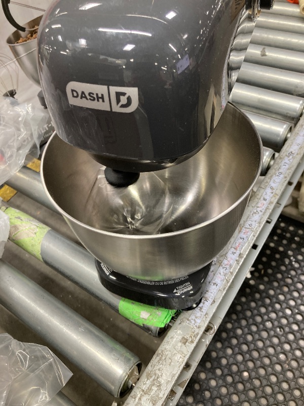 Photo 1 of ***USED***DASH Tilt-Head 3.5qt Stand Mixer 12 Speeds with Paddle, Dough Hook, and Whisk Attaachments- Forged Iron